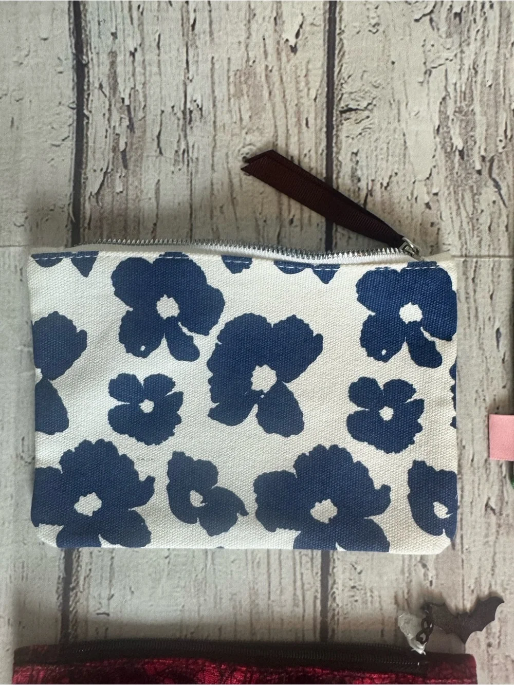 Ipsy Set of 6 Colorful Zip Pouches - Floral, Geometric, Marble & Solid Designs